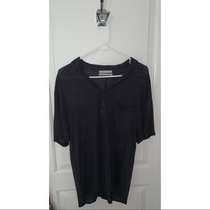 Urban Outfitters Medium Charcoal Gray Button Up